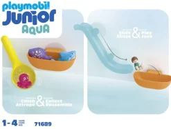 Toboggan aquatique et animaux marins Playmobil junior aqua 71689