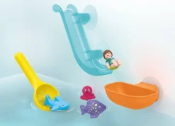 Toboggan aquatique et animaux marins Playmobil junior aqua 71689