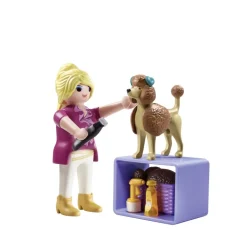 Toiletteuse avec caniche et accessoires Playmobil My Life 71747
