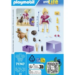 Toiletteuse avec caniche et accessoires Playmobil My Life 71747