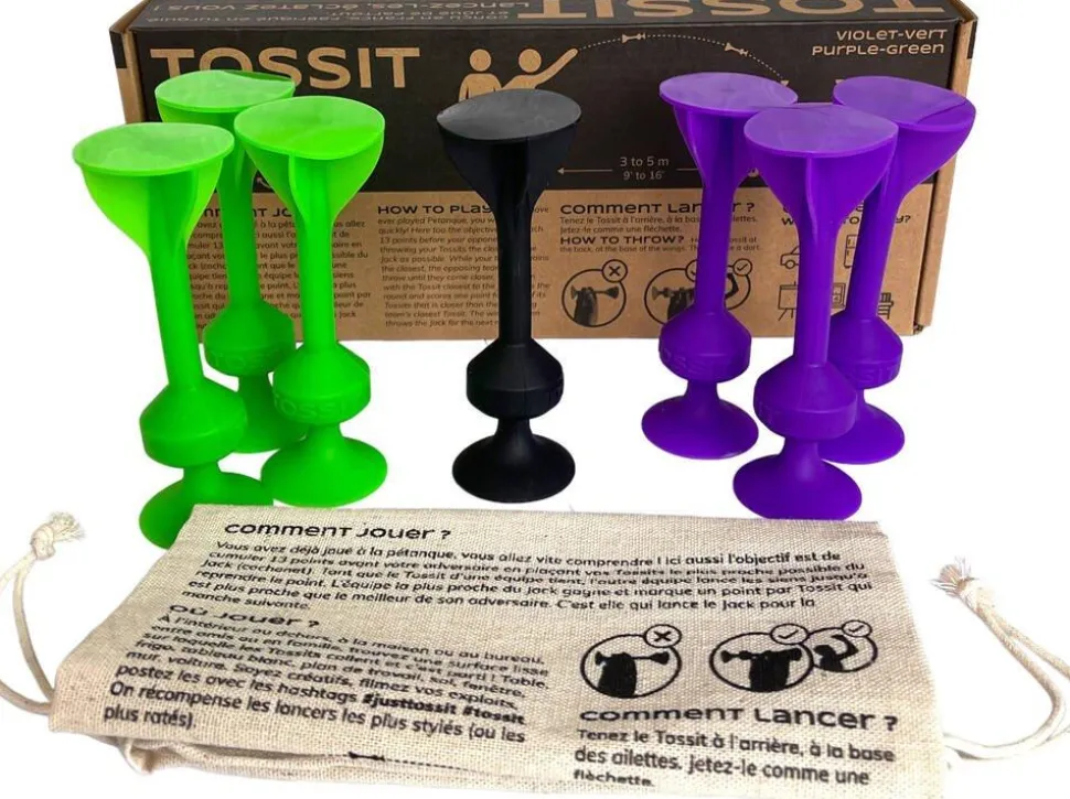 Tossit violet vert