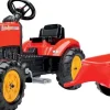 Tracteur à pédales avec capot ouvrant
