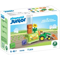 Tracteur avec planteuse - Playmobil junior 71773