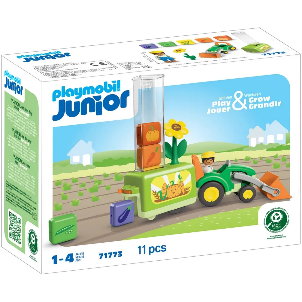 Tracteur avec planteuse - Playmobil junior 71773