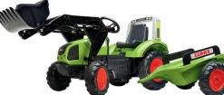 Tracteur Claas avec remorque