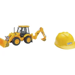 Tracteur JCB 4CS avec casque Bruder