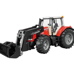 Tracteur Massey Ferguson 7600 avec fourche