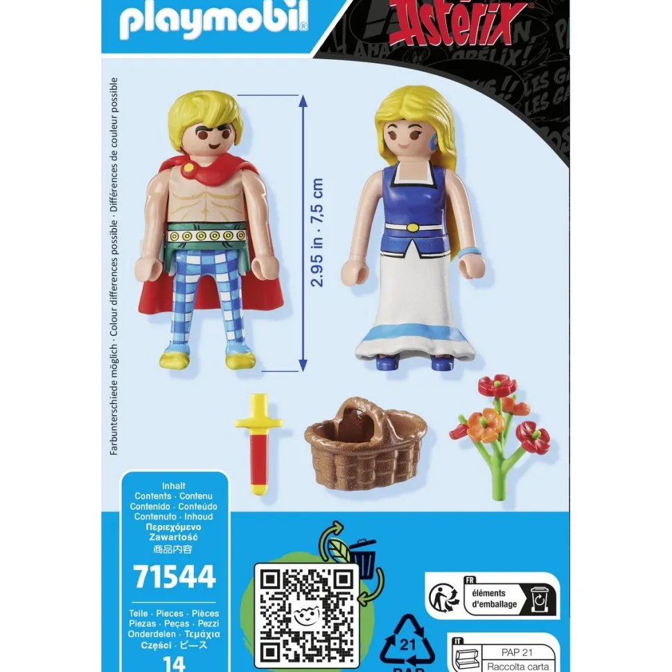 Tragicomix et Falbala Playmobil Astérix 71544