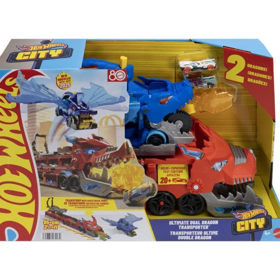 Transporteur Ultimate double Dragons Hot Wheels