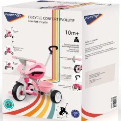 Tricycle Confort évolutif aux couleurs de Cerise & Capucine