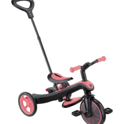 Tricycle explorer V2 - 4 en 1 rose corail