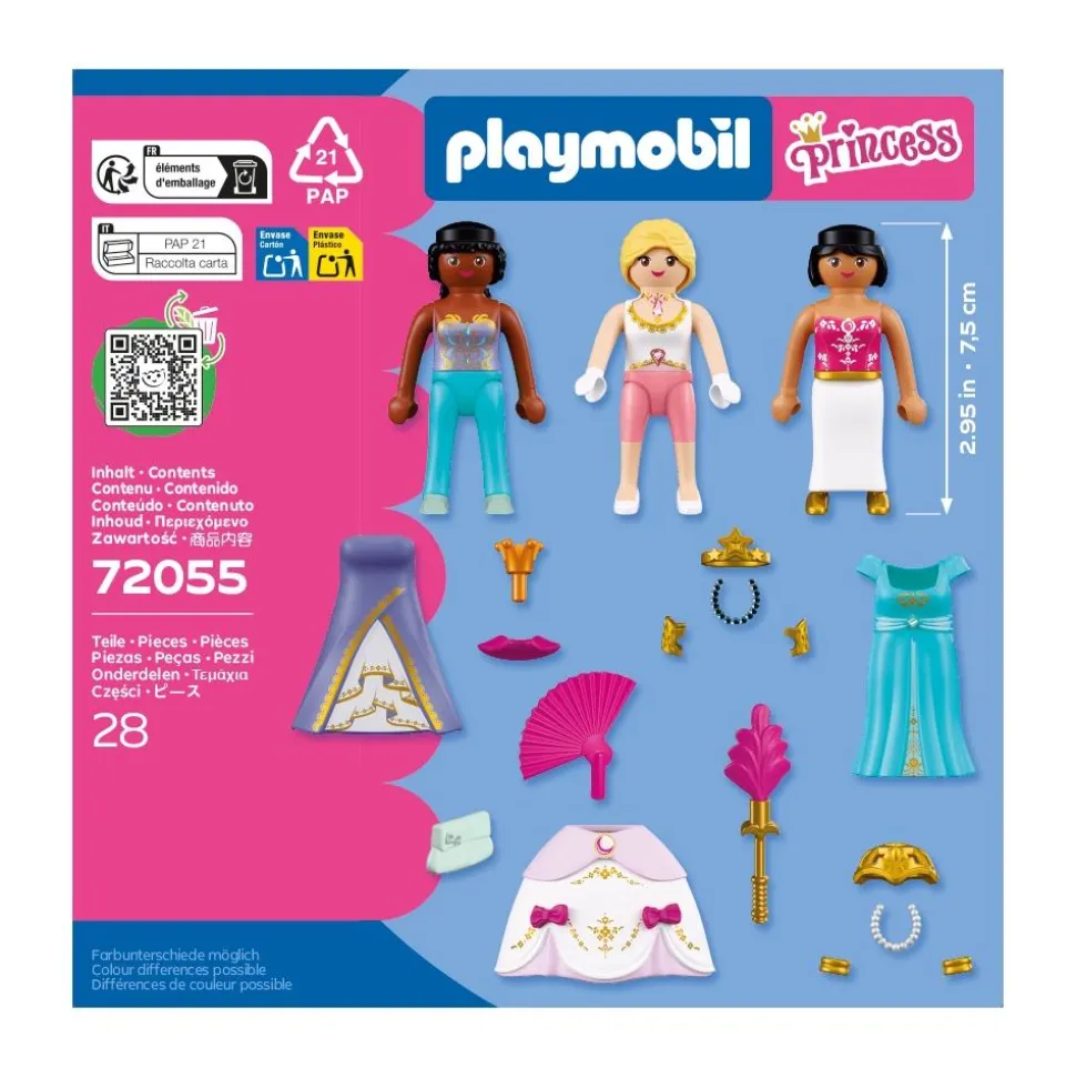 Trio de princesses Playmobil Princess 72055