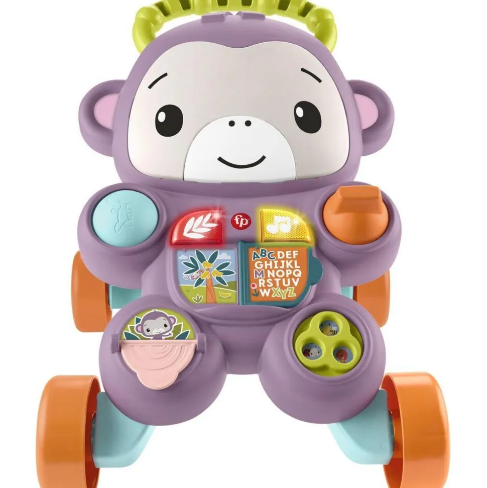 Trotteur singe violet Fisher Price