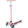 Trottinette 3 roues Primo Lights rose pastel