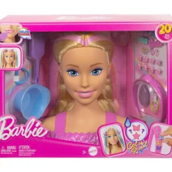 Tête à coiffer Barbie blonde