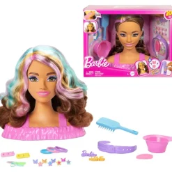 Tête à coiffer Barbie brune
