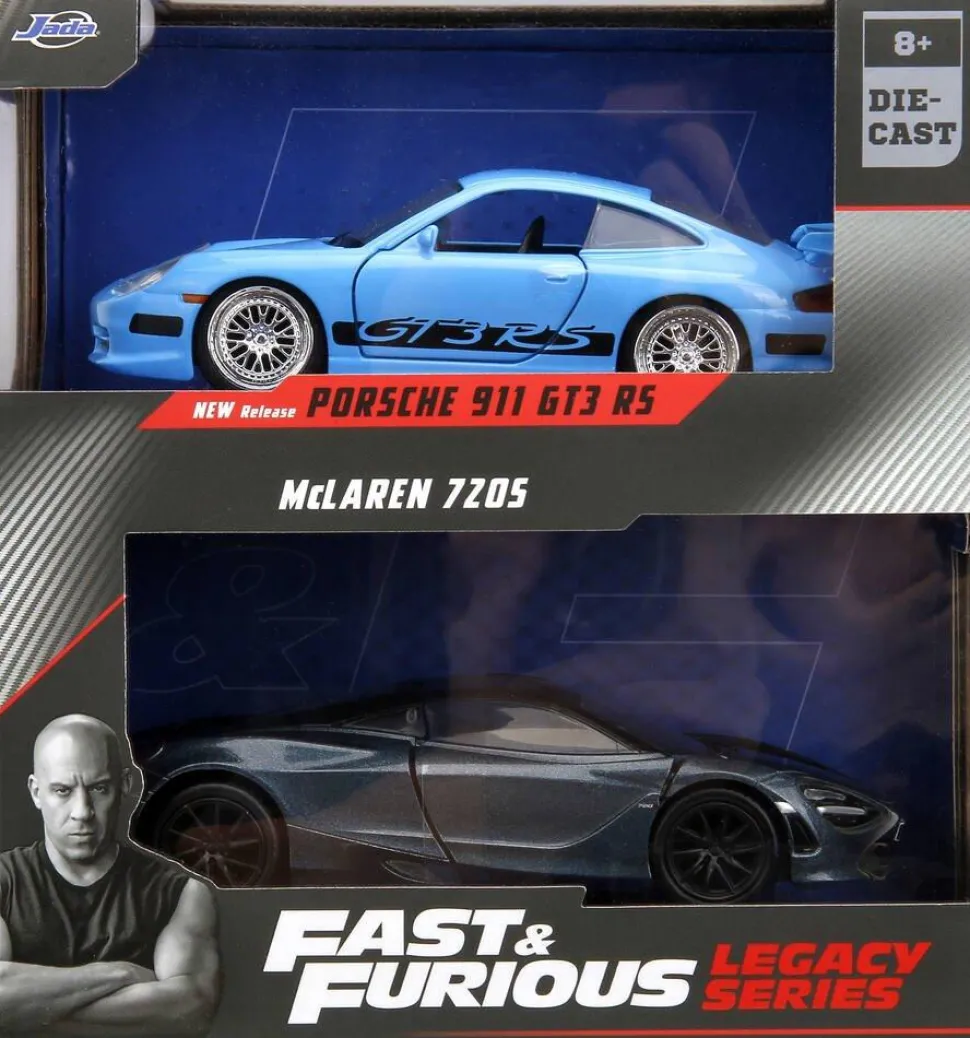 Twin pack Porsche 911 GT3 RS / McLaren 720S Bi-Color FF
