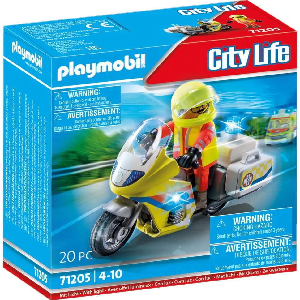 Urgentiste en moto Playmobil City Life 71205