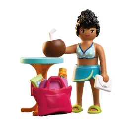 Vacancière à la plage Playmobil Spécial Plus 72032