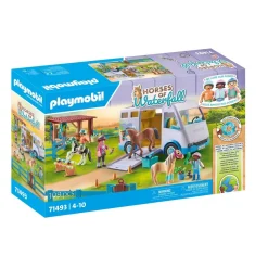Van pour cheval et poneys avec enclos Playmobil Horses of Waterfall 71493