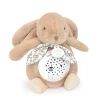 Veilleuse musicale projection beige sable - Lapin Doudou