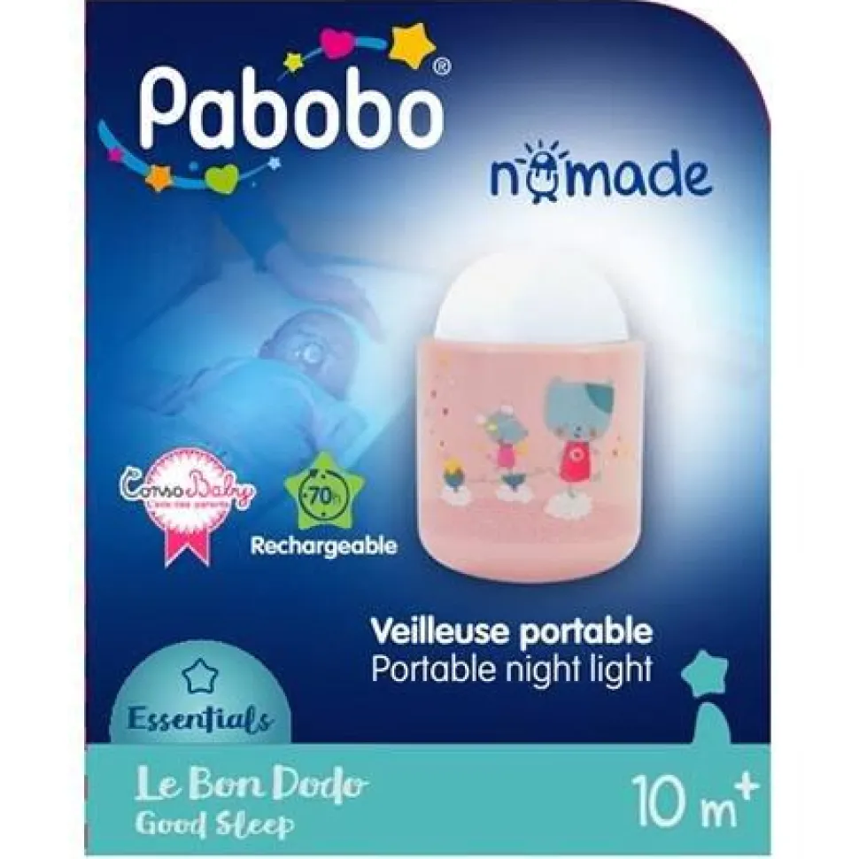 Veilleuse Nomade Rose-lolabell, Lumière Rassurante Et Portable
