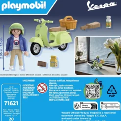 Vespa 150 Sprint Veloce 1969 Vert Clair Playmobil 71621
