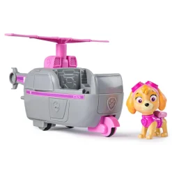 Véhicule 15 cm et figurine La Pat Patrouille : Hélicoptère Stella
