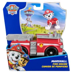 Véhicule 15 cm et figurine La Pat Patrouille : Camion de pompier Marcus