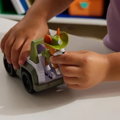 Véhicule 15 cm et figurine La Pat Patrouille : véhicule de la jungle Tracker
