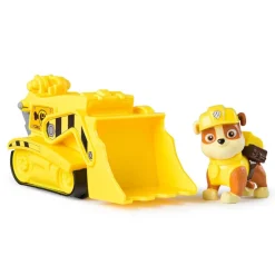 Véhicule 15 cm et figurine La Pat Patrouille : Bulldozer Ruben