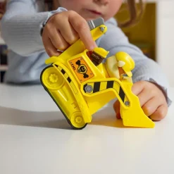 Véhicule 15 cm et figurine La Pat Patrouille : Bulldozer Ruben