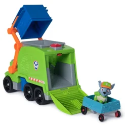 Véhicule 15 cm et figurine La Pat Patrouille : Camion Benne Crush N Roll Rocky