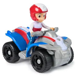 Véhicule 15 cm et figurine La Pat Patrouille : Quad de sauvetage Ryder