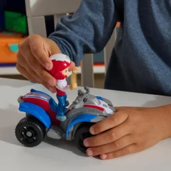 Véhicule 15 cm et figurine La Pat Patrouille : Quad de sauvetage Ryder