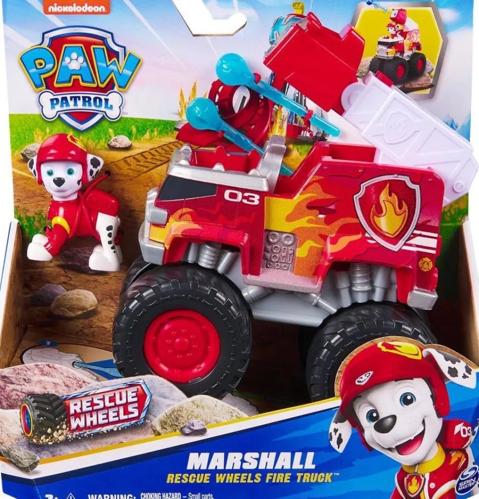 Véhicule + Figurine Rescue Wheels Pat Patrouille - Marcus