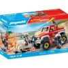 Véhicule de pompiers avec bidon enflammé PLAYMOBIL ACTION HEROES 71824
