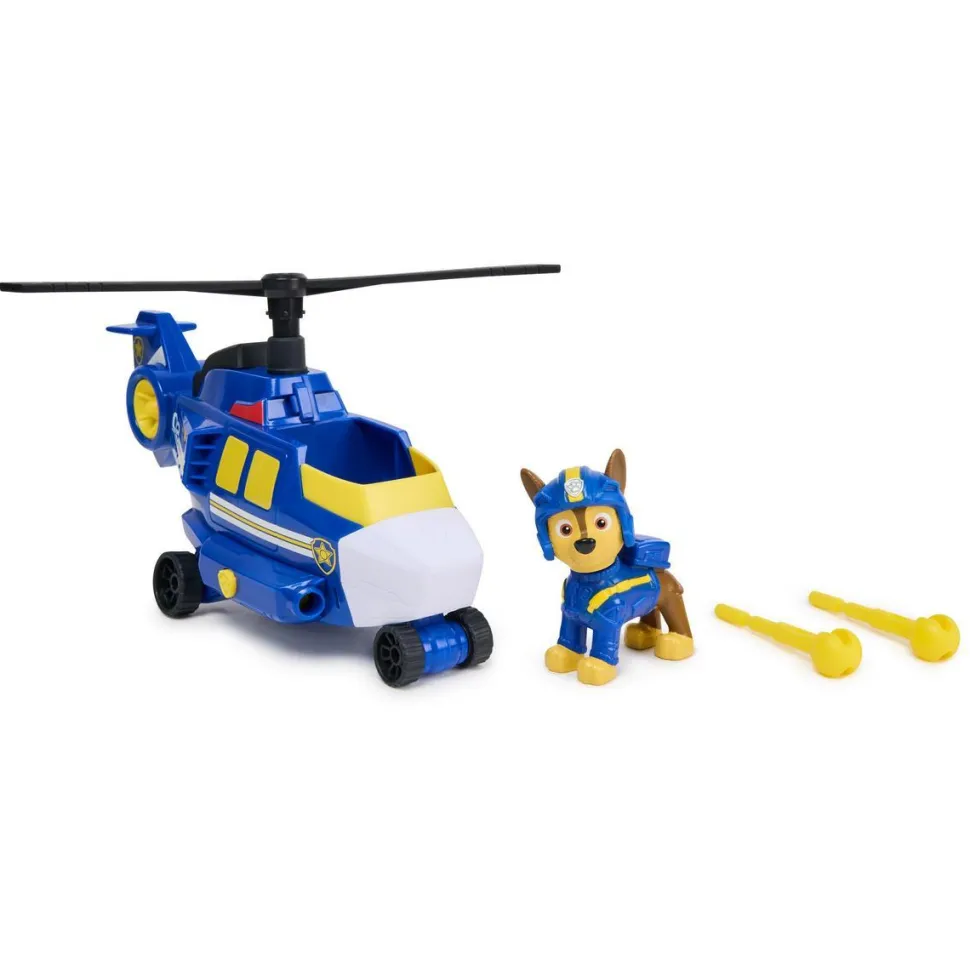 Véhicule et figurine Chase - Air Rescue - La Pat Patrouille