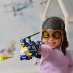 Véhicule et figurine Chase - Air Rescue - La Pat Patrouille