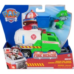Véhicule et figurine Rocky - Fire Rescue La Pat Patrouille