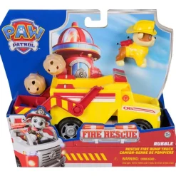 Véhicule et figurine Ruben - Fire Rescue La Pat Patrouille