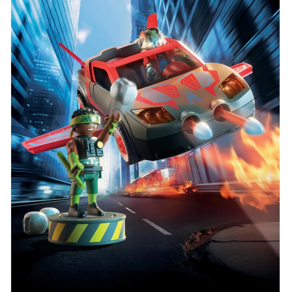 Véhicule multifonction de super-héros Playmobil Heroes 71832