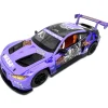 Voiture BMW M4 GT3 Wasa violette à l'échelle 1:24