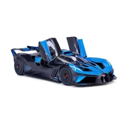 Voiture de course Bugatti bleue 1/18
