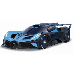 Voiture de course Bugatti bleue 1/18