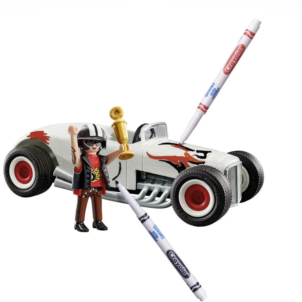 Voiture de course Playmobil Color 71376