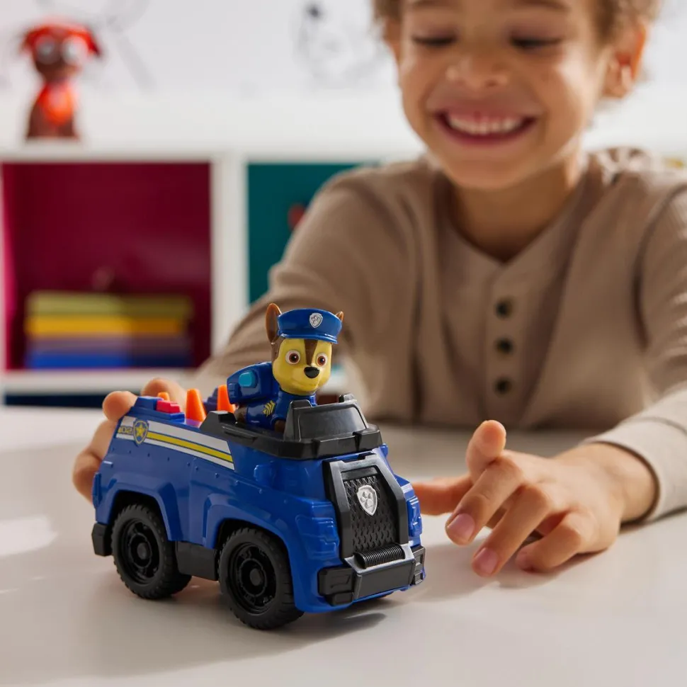 Voiture de Patrouille Chase - Véhicule 15 cm et figurine La Pat Patrouille