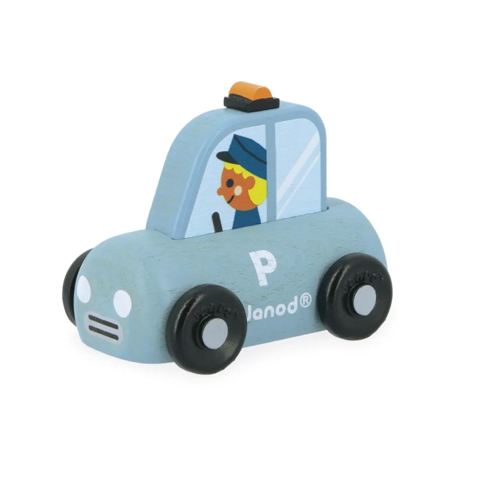 Voiture de police en bois - Cross Roads