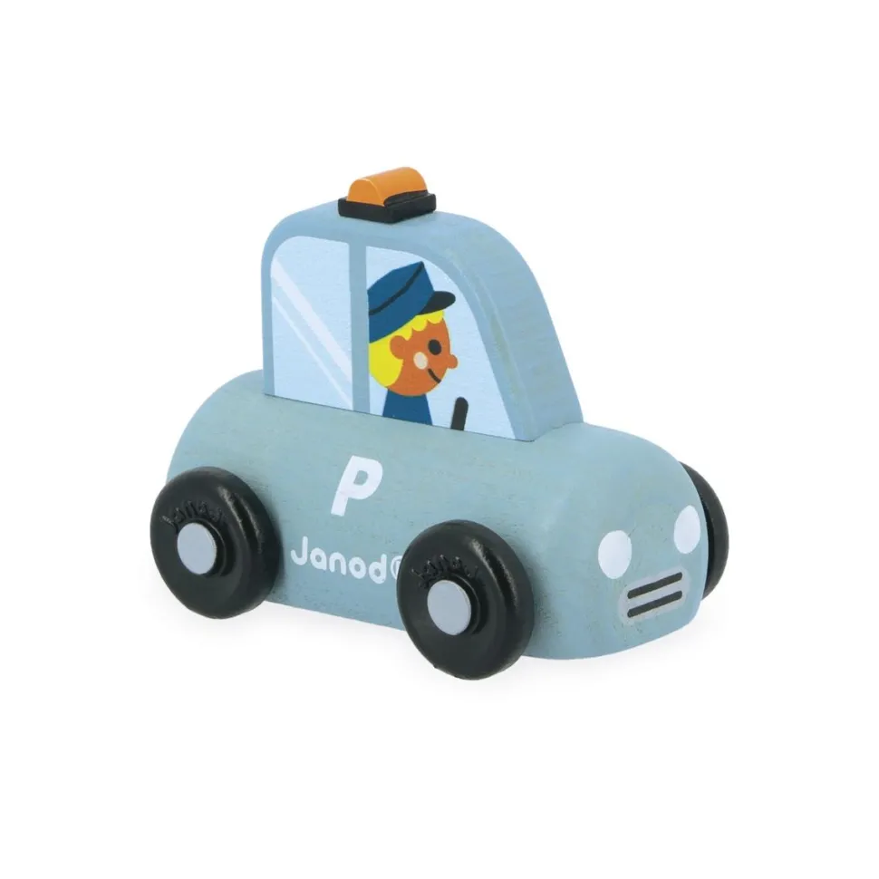 Voiture de police en bois - Cross Roads