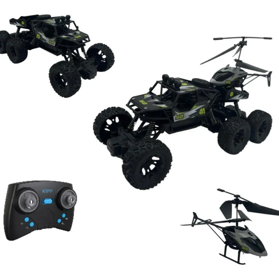 Voiture radiocommandée Crawler et hélicoptère KOKAN 052